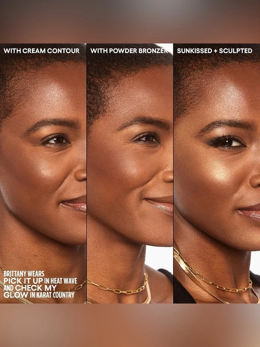GXVE Pick It Up Cream Contour & Powder Bronzer Duo - Heat Wave